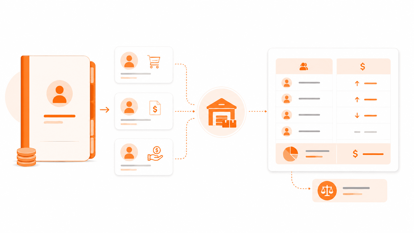 Journals & suppliers workflow illustration